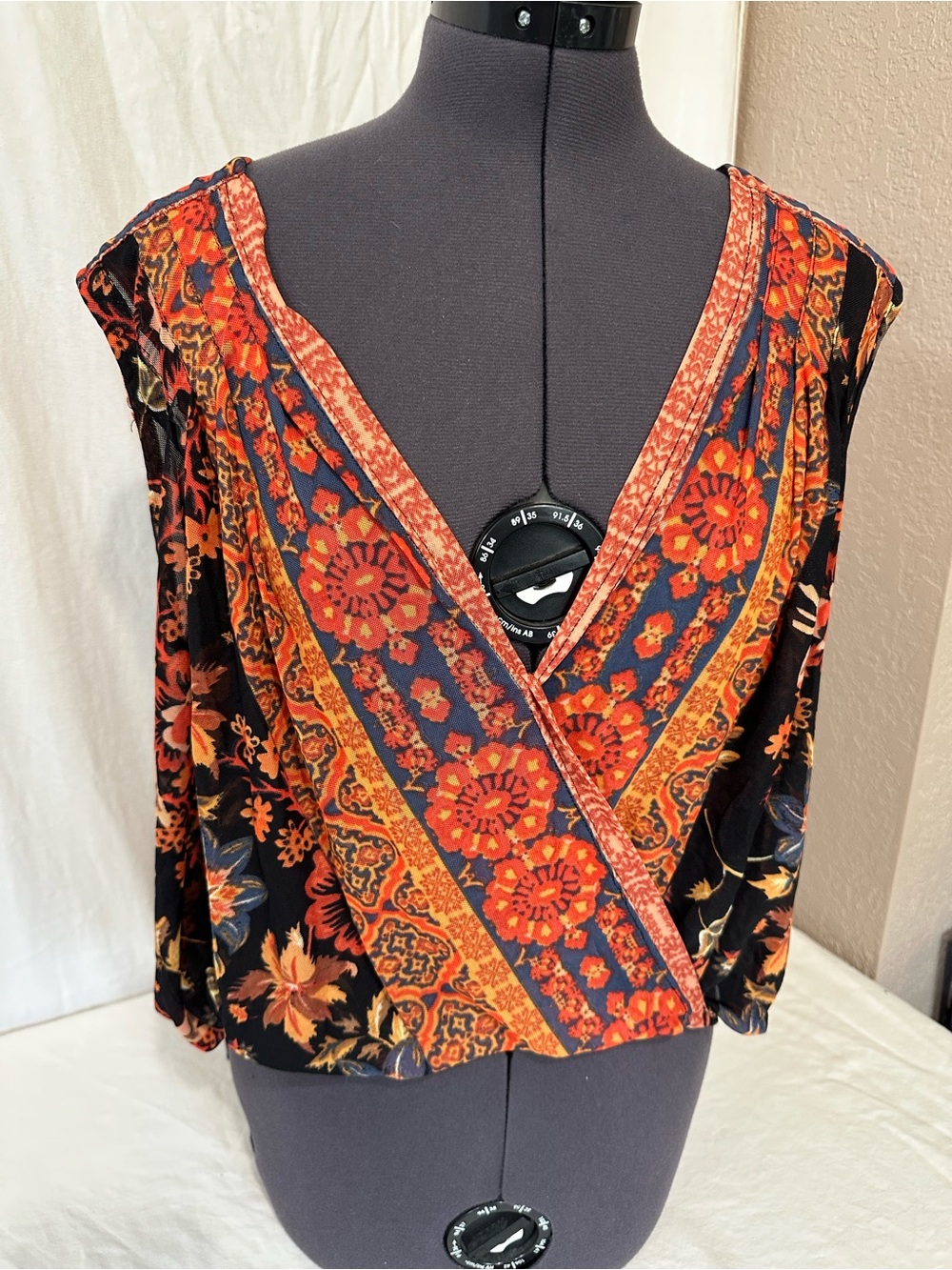 Free People Sz S Sleeveless Top